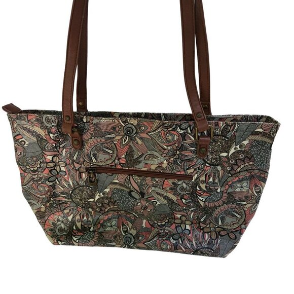 Sakroots Metro Tote In Sienna Spirit Desert - Picture 2 of 7